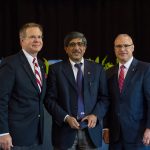 Ikhlas Khan selected as a Distinguished Professor with Chancellor Vitter and Provost Wilkin